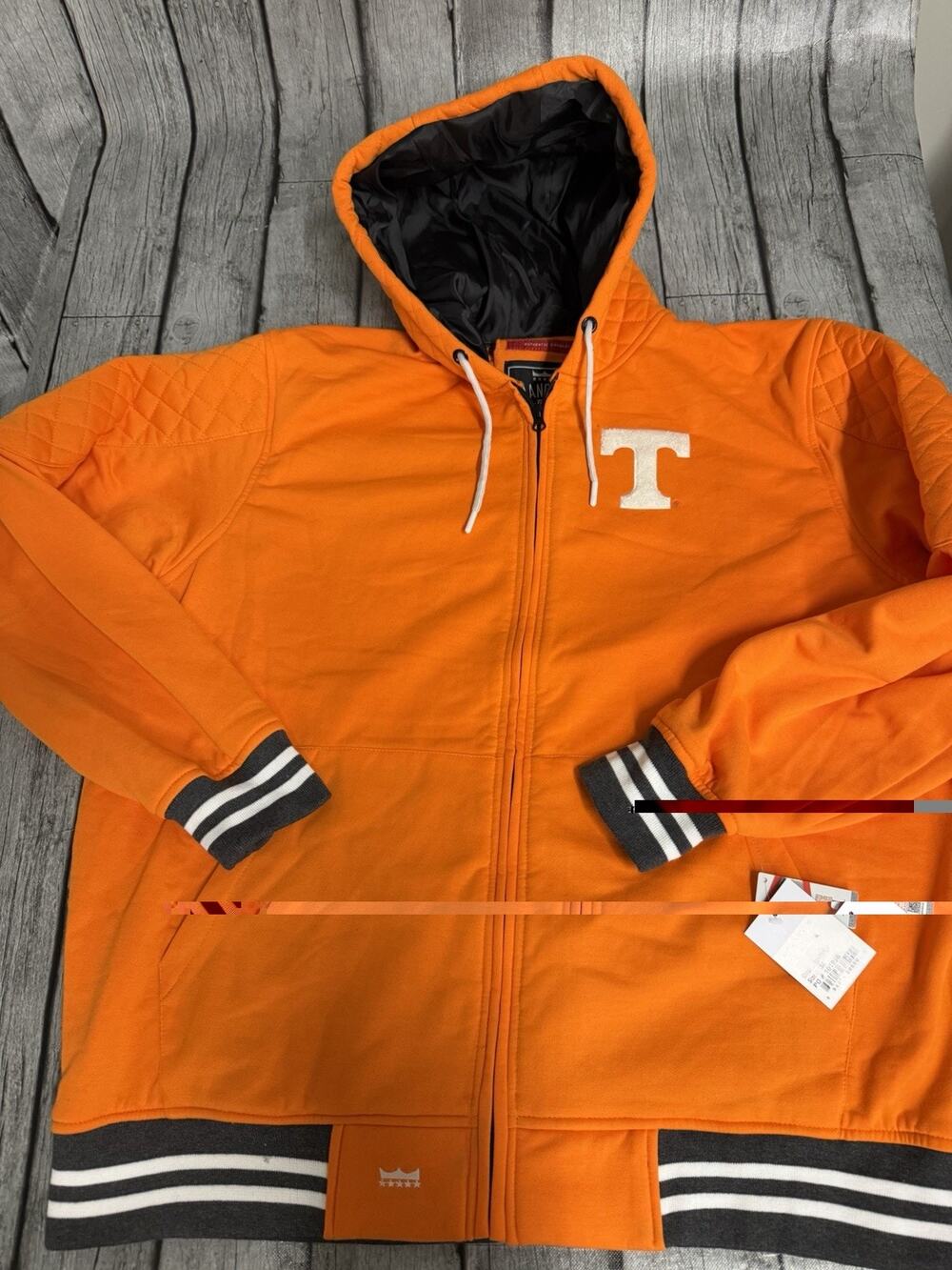 NWT Men’s Franchise Club Tennessee Volunteers Grind Full Zip Hoodie Jacket 3XL